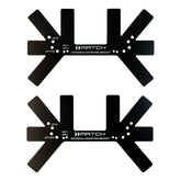 MATCH UMB.1 universal mounting bracket pair for MATCH amplifiers