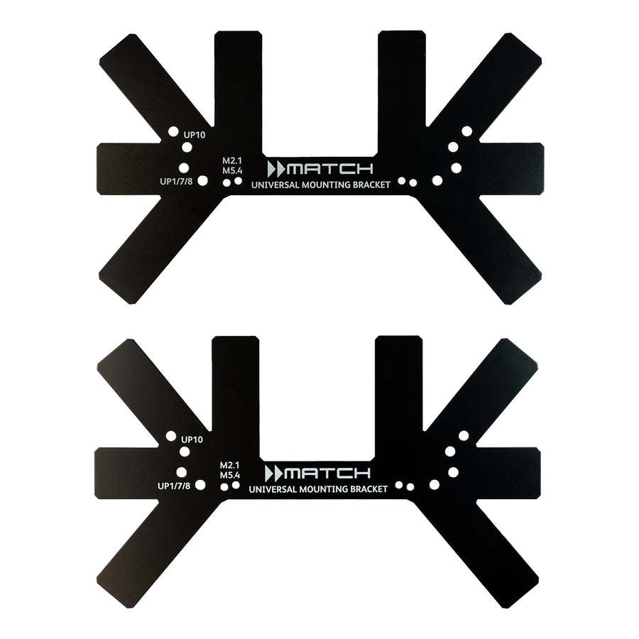 MATCH UMB.1 universal mounting bracket pair for MATCH amplifiers